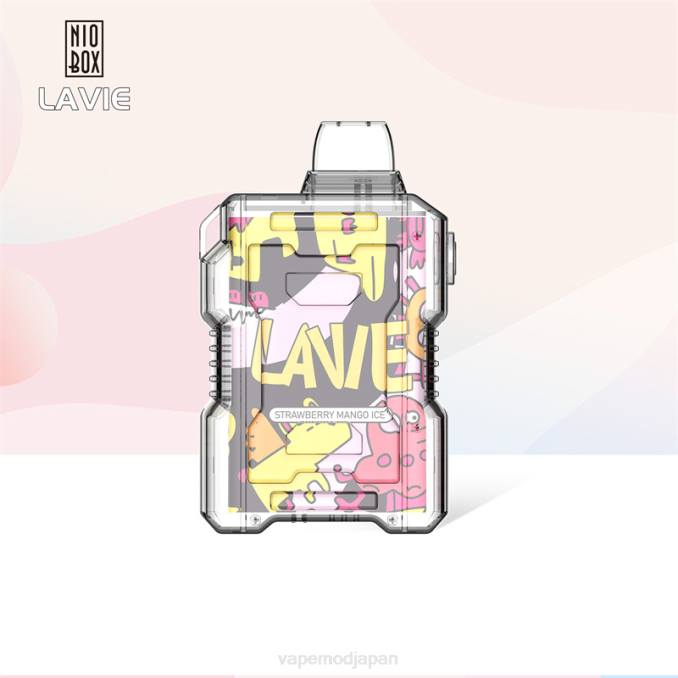 Vape Japan - ストロベリーマンゴーアイス T46B190 LAVIE NIO BOX 9000パフ