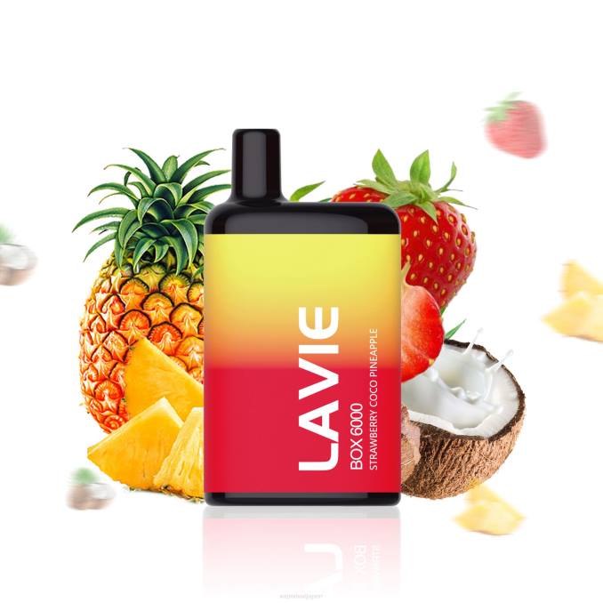 Vape Japan - ストロベリーココパイナップル T46B205 LAVIE BOX 6000パフ