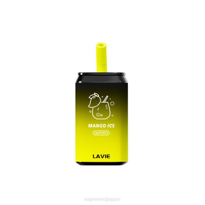 Vape ニコチン - マンゴーアイス T46B143 LAVIE Aurora 11000パフ
