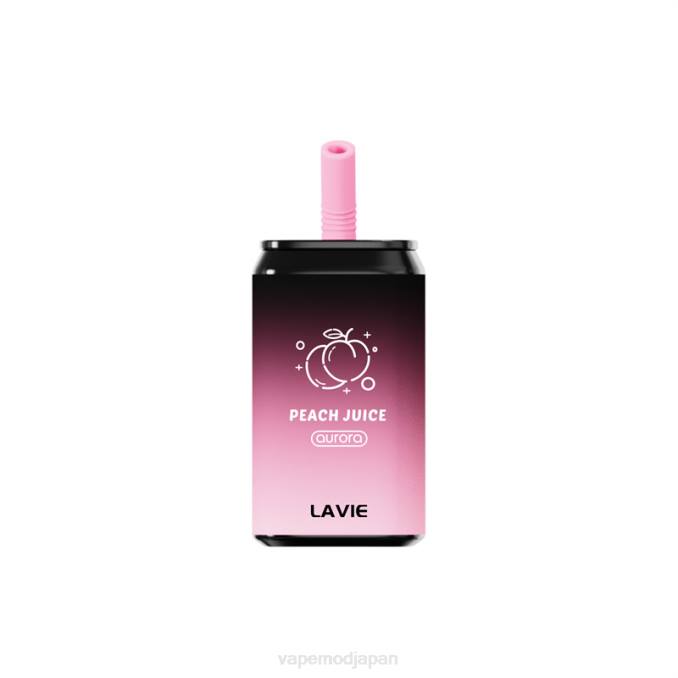 Vape おすすめ - 桃ジュース T46B144 LAVIE Aurora 11000パフ