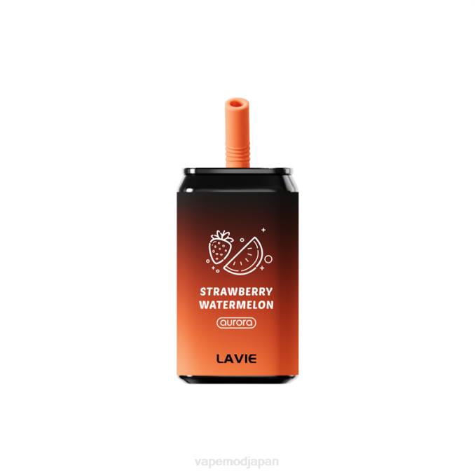 Vape ニコチン - イチゴスイカ T46B146 LAVIE Aurora 11000パフ