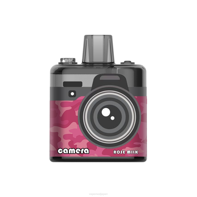 Vape ニコチン - ローズミルク T46B167 LAVIE Camera 8000パフ