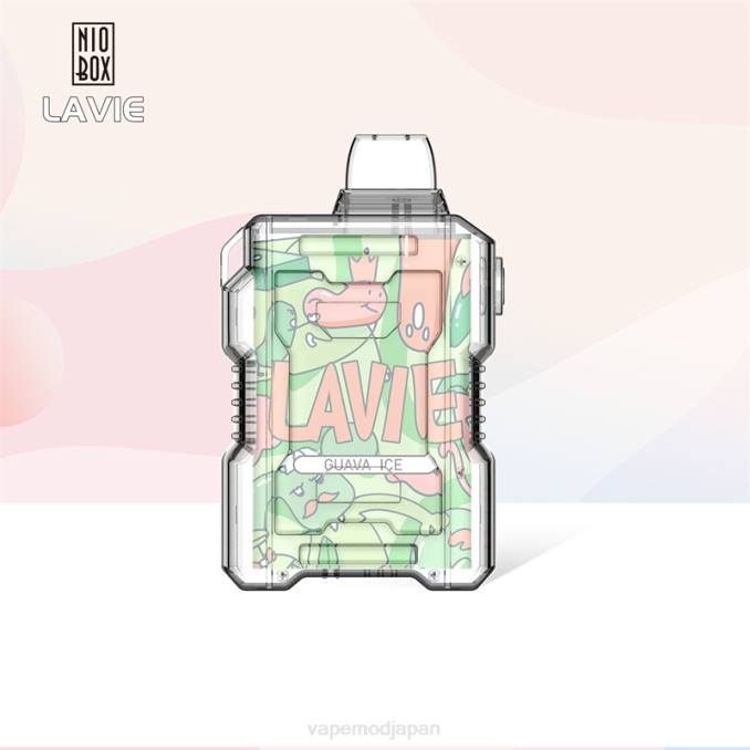 Vape ニコチン - グアバアイス T46B194 LAVIE NIO BOX 9000パフ