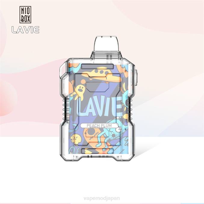 Vape おすすめ - ピーチプラム T46B198 LAVIE NIO BOX 9000パフ