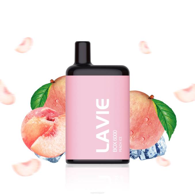 Vape ニコチン - ピーチアイス T46B200 LAVIE BOX 6000パフ