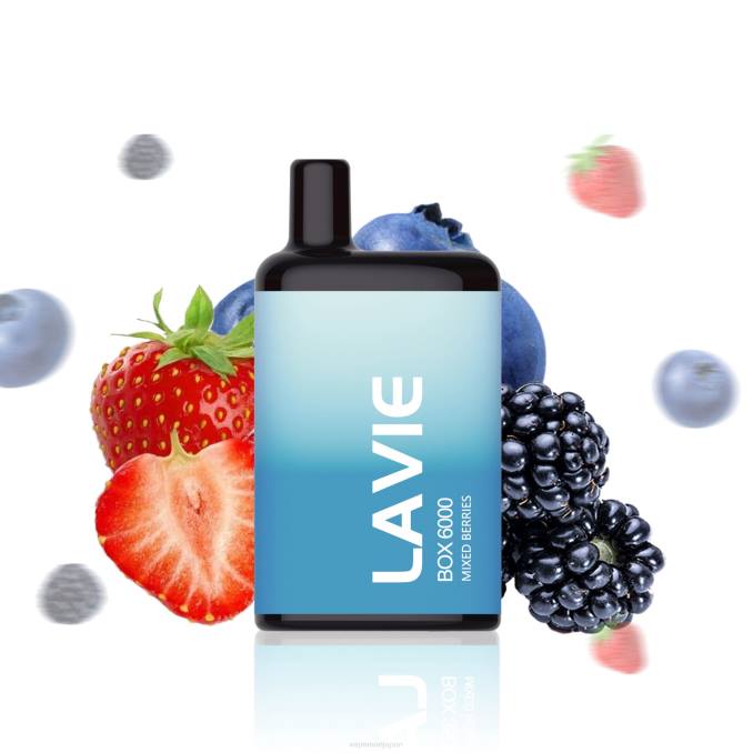 Vape ニコチン - ミックスベリー T46B203 LAVIE BOX 6000パフ
