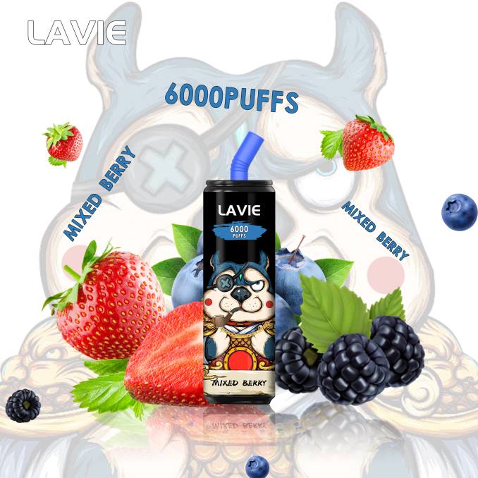 Vape ニコチン - ミックスベリー T46B272 LAVIE Coke BAR 6000パフ