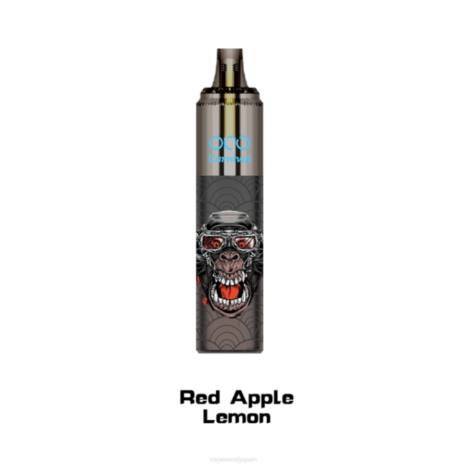 Vape ニコチン - レッドアップルレモン T46B356 LAVIE OCO カーニバル10000パフ