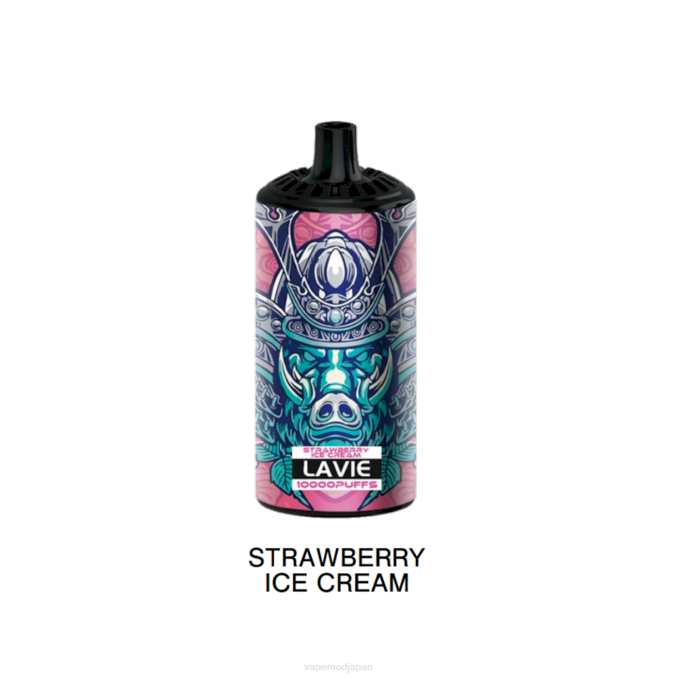 Vape おすすめ - ストロベリーアイスクリーム T46B369 LAVIE BEAST 10000パフ