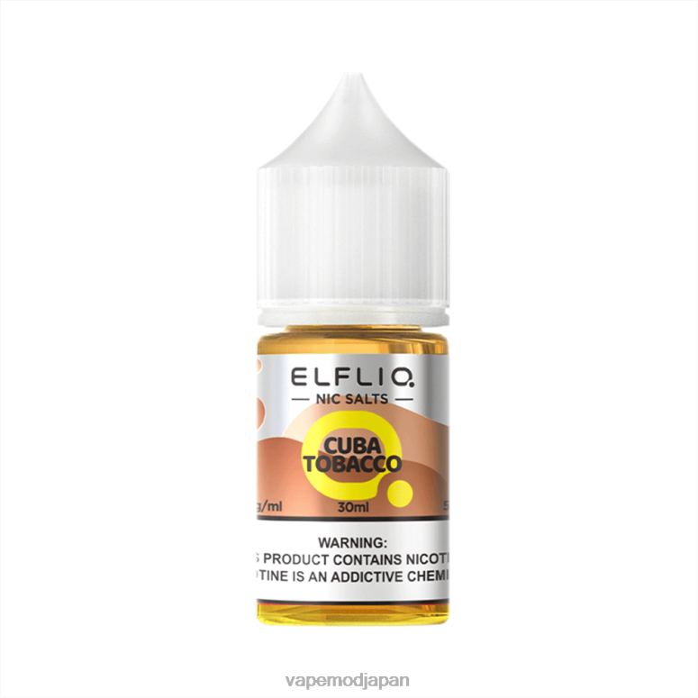 キューバタバコ HFF8Z16 ELFBAR ELFLIQ Nic Salt 30ml
