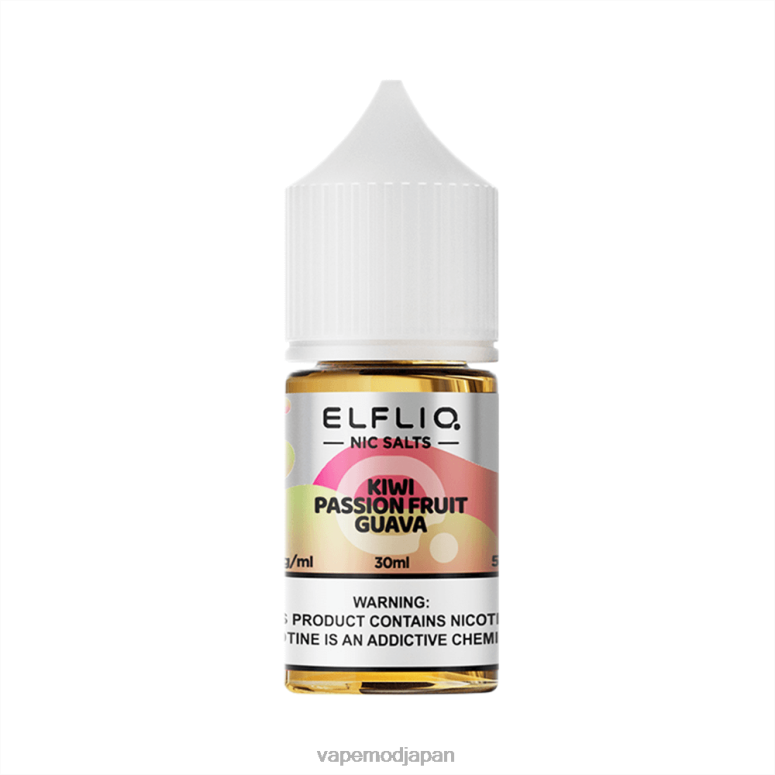 キウイパッションフルーツグアバ HFF8Z20 ELFBAR ELFLIQ Nic Salt 30ml