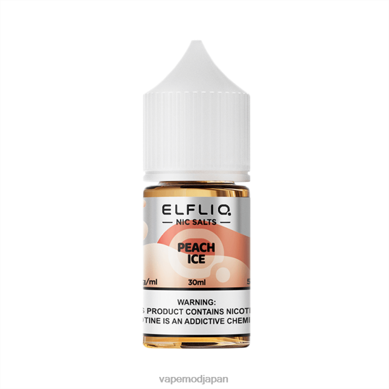 桃の氷 HFF8Z22 ELFBAR ELFLIQ Nic Salt 30ml