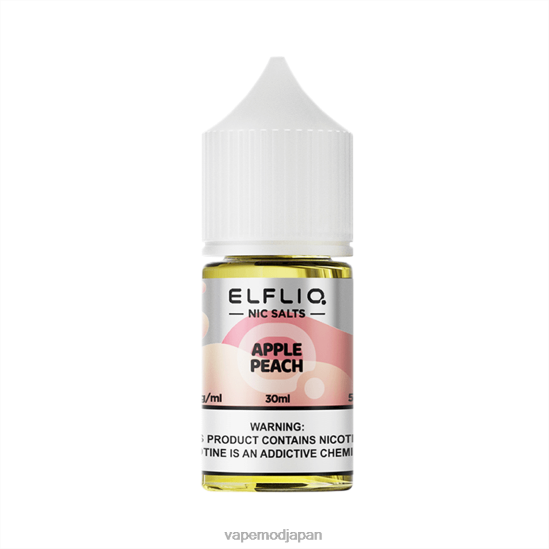 アップルピーチ HFF8Z7 ELFBAR ELFLIQ Nic Salt 30ml
