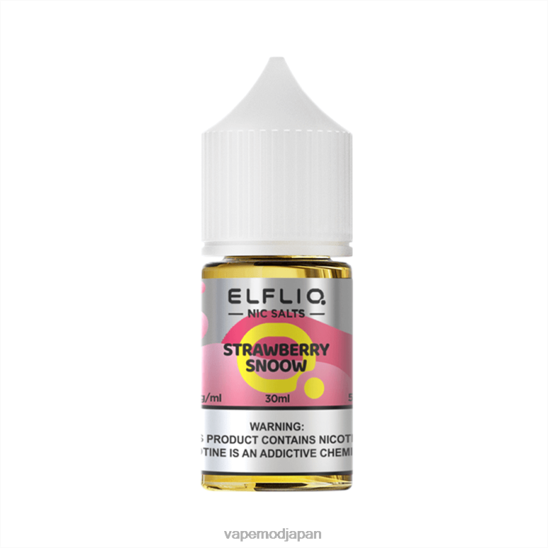 イチゴのsno HFF8Z33 ELFBAR ELFLIQ Nic Salt 30ml