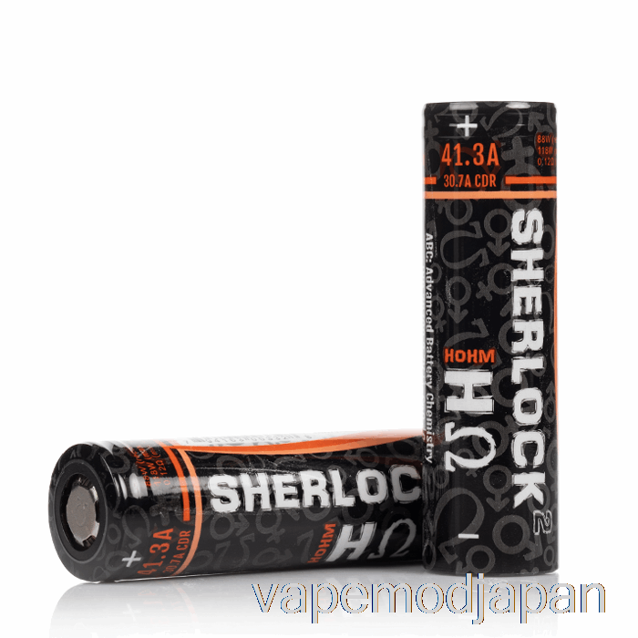 Vape Japan Hohm Tech Sherlock V2 20700 3116mah 30.7a バッテリー 2 バッテリーパック