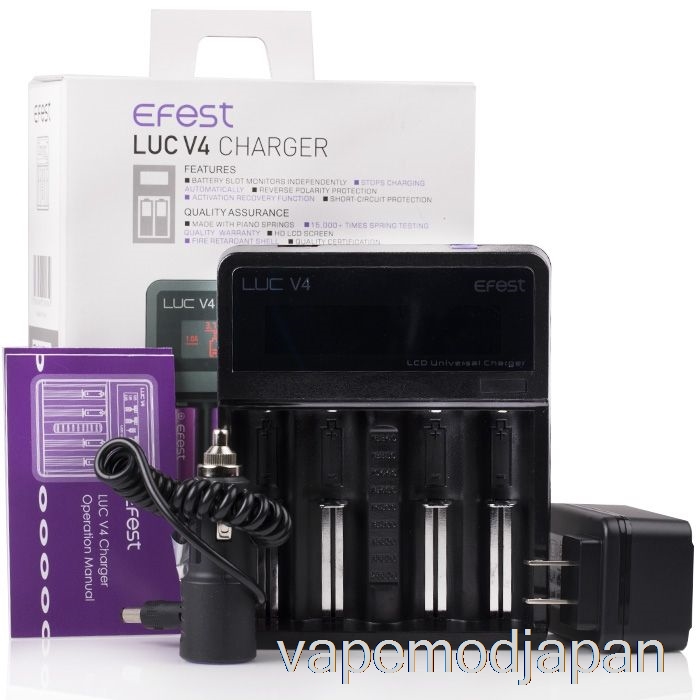 Vape Mod Efest Luc V4 液晶充電器