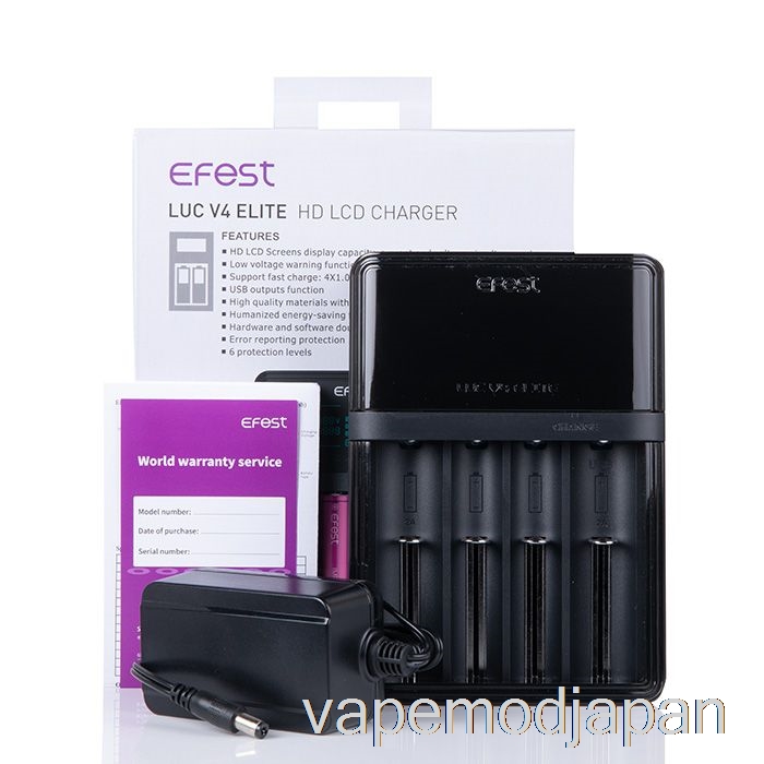 Vape Mod Efest Luc V4 エリート Hd 液晶充電器