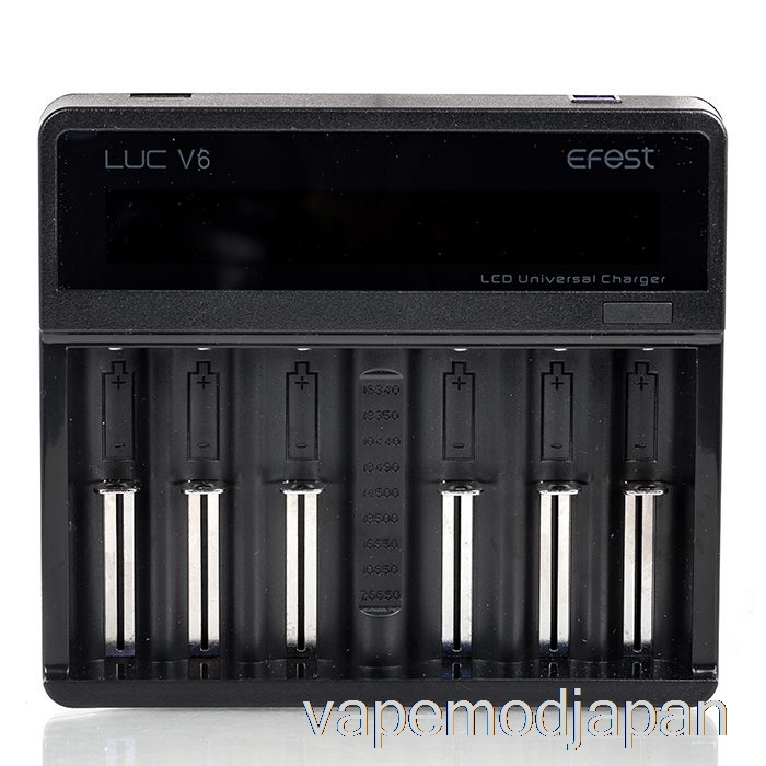 Vape Mod Efest Luc V6 6 ベイ Lcd ユニバーサル充電器