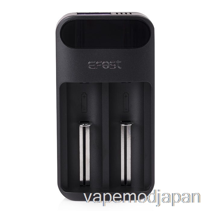 Vape Japan Efest Lush Q2 2ベイ インテリジェント LED バッテリー充電器