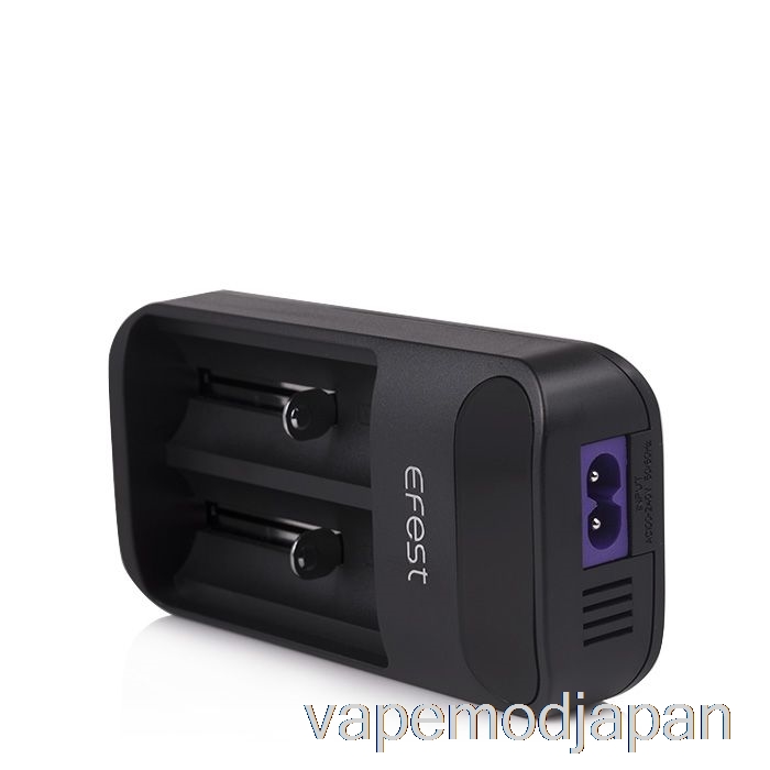 Vape Japan Efest Lush Q2 2ベイ インテリジェント LED バッテリー充電器