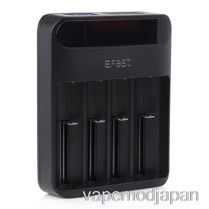 Vape Japan Efest Lush Q4 4ベイ インテリジェント LED バッテリー充電器