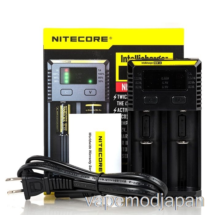 Vape Mod Nitecore I2 バッテリー充電器 (2 ベイ)