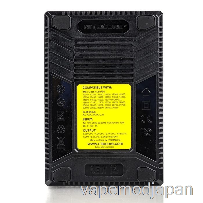 Vape Japan Nitecore I4 バッテリー充電器 V2 (4 ベイ)