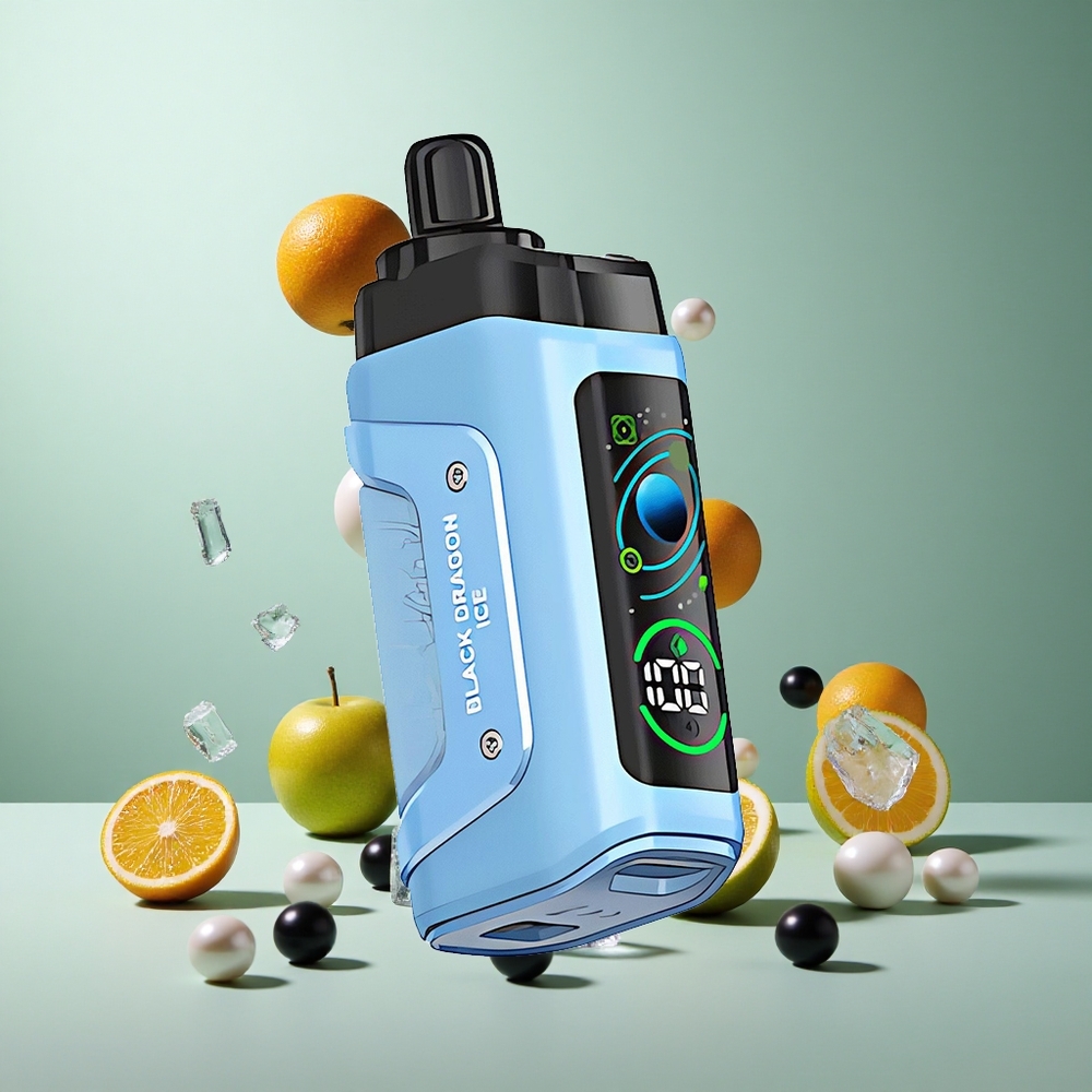 Razz Bar 45000 パフ ブラックドラゴンアイス 650mAhバッテリー