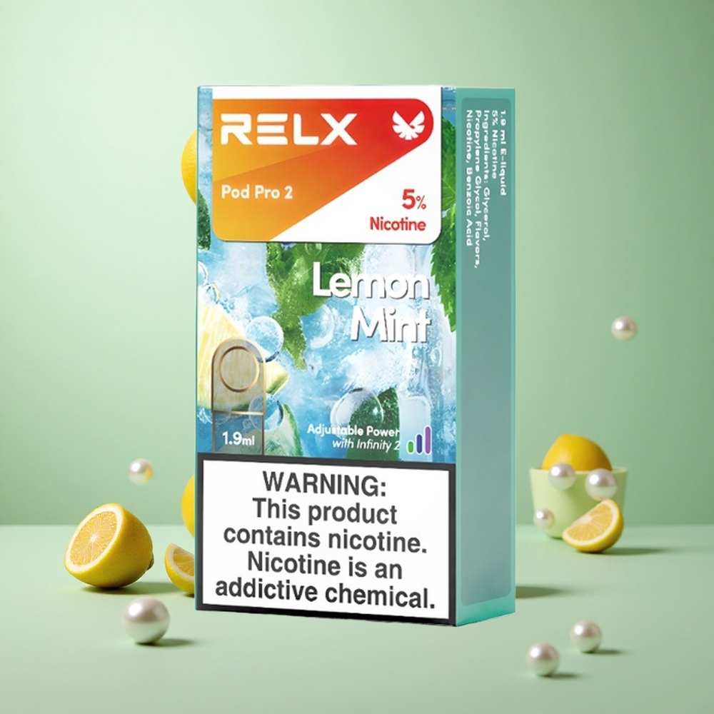 Relx Pod Pro 2 レモンミント ニコチン含有量5%