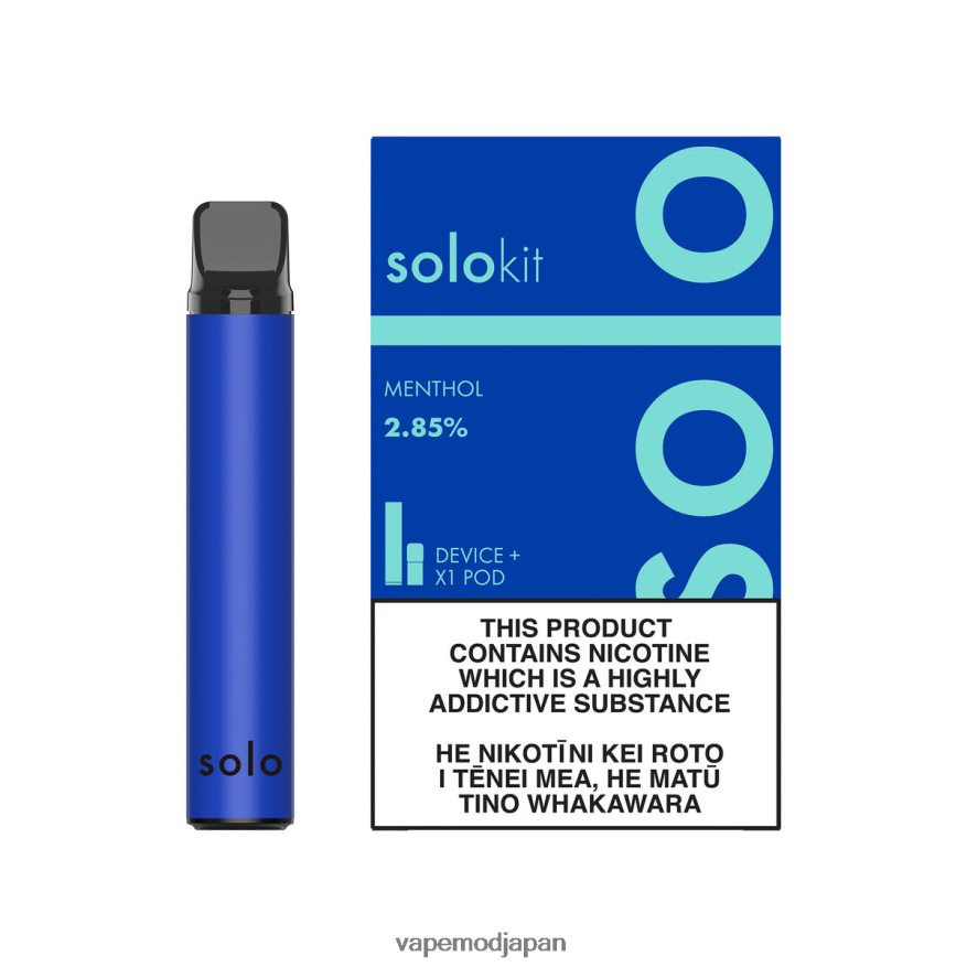 Vape ニコチン - Solo ポッドキット B6N2FT47 メントール
